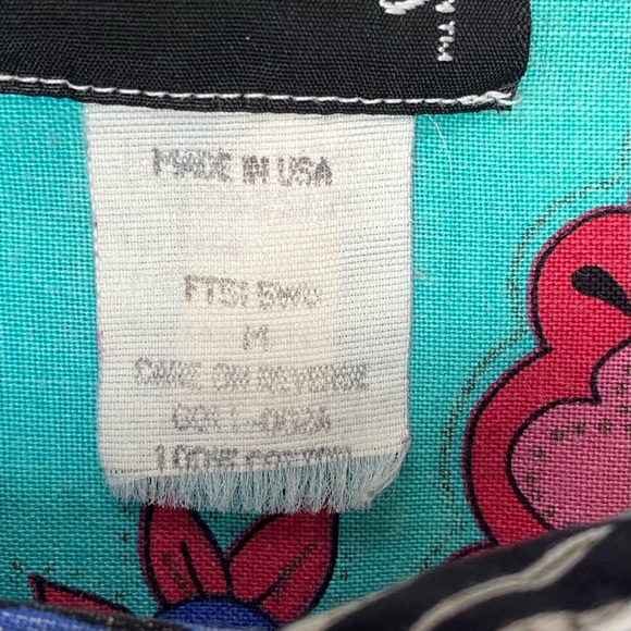 Vtg Frontier Series size Medium Women’s Multicolor Colorful Aztec Western Shirt - Picture 7 of 9